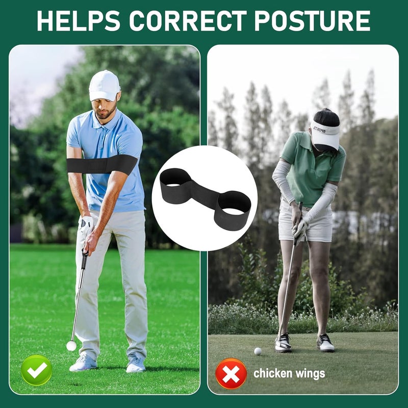 KALAUTO Golf Grip Swing Training Aid - Retractable Click Club Trainer Indoor Practice Warm Up Stick Flexible Telescopic Short Club Tempo Sound Release Trainer Devices - Image 3